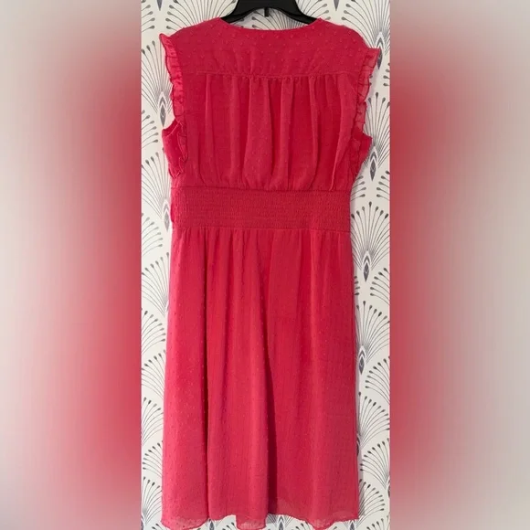 DKNY Pink Midi Dress Barbie Pink - Picture 7 of 8